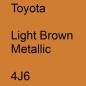 Preview: Toyota, Light Brown Metallic, 4J6.